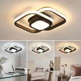 Dimmable Modern LED Ceiling Lights 20W 1890LM Square Living Room Ceiling Lamp with 3 Colors for Bedrooms Dining Room Hallway