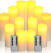 flameless led candles set of 12