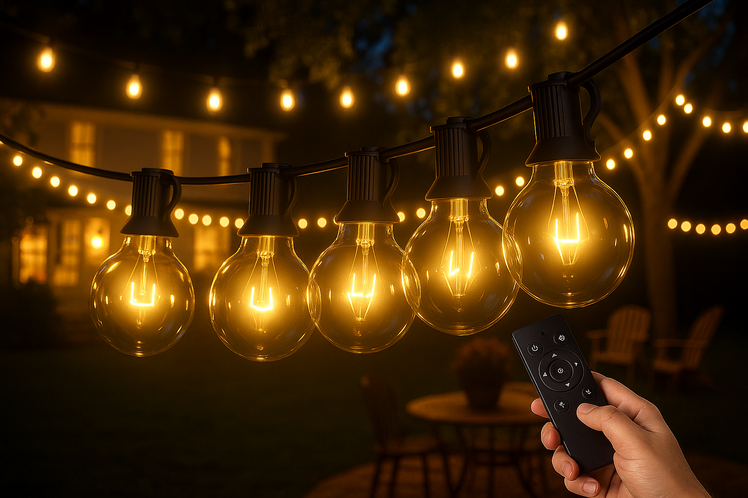 45M Outdoor Festive String Lights with Remote 45M Outdoor Festive String Lights with Remote