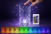 Diamond LED Table Touch Lamp - Elegant Modern Crystal Light