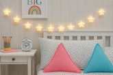 10 LED Star Fairy Lights – Battery Powered Warm White String Lights for Kids’ Rooms & Bedrooms