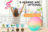 Alarm Clock Wake Up Light with Sunrise/Sunset Simulation