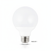 7W E27 LED Globe Bulb, Energy-Efficient, Frosted G80 Light Bulb