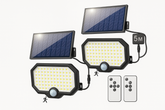 Pack of 2 LED Solar Powered Motion Sensor Security Light