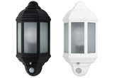 Modern Outdoor Security Bulkhead Wall Light with PIR Sensor
