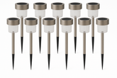 10 Pcs LED Solar Powered Stake Lights – Outdoor Garden Pathway Lights