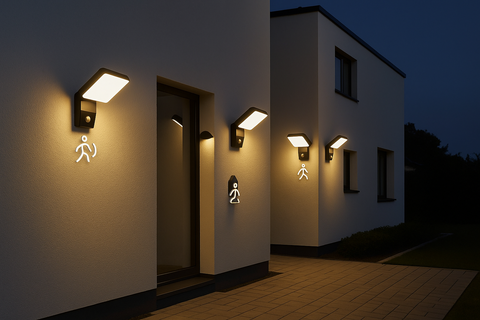 18W LED PIR Motion Sensor Outdoor Wall Light 18W LED PIR Motion Sensor Outdoor Wall Light