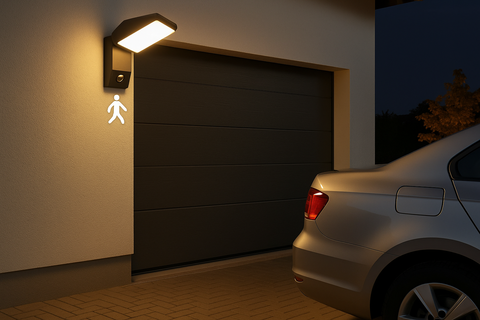 18W LED PIR Motion Sensor Outdoor Wall Light 18W LED PIR Motion Sensor Outdoor Wall Light