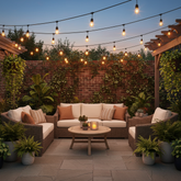 S14 Outdoor Connectable Festoon String Lights – Heavy Duty IP54 Weatherproof Harness with LED Bulbs