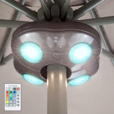 light fixture and remote control on a neutral background