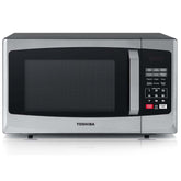 Toshiba microwave oven on a white background