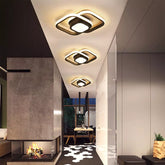 Modern Double Square Ring Ceiling Light UK