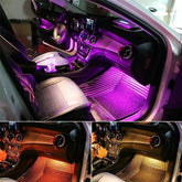 4 LED Car Interior Footwell Strip Light with adjustable remote – UK