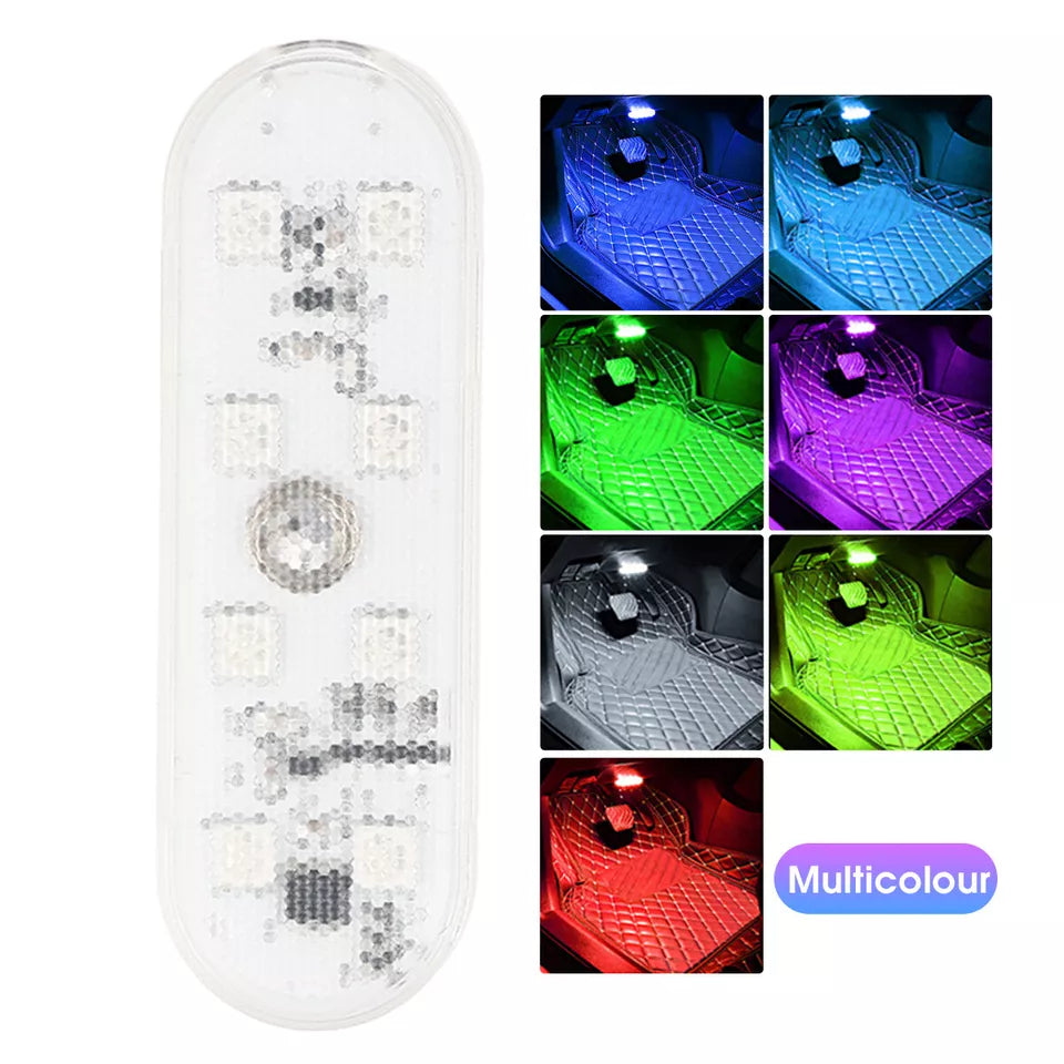 LED Wireless RGB Car Interior Footwell Lights