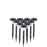 solar garden lights outdoor 10 pack