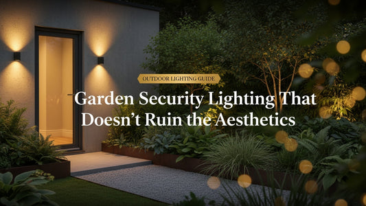 Garden Security Lighting That Doesn't Ruin the Aesthetics
