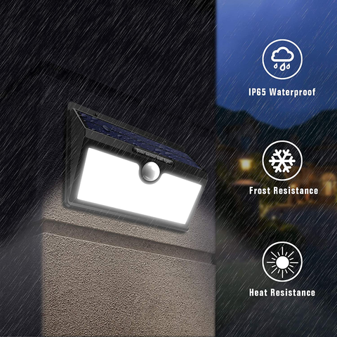 Set of two solar wall lights with mounting screws

