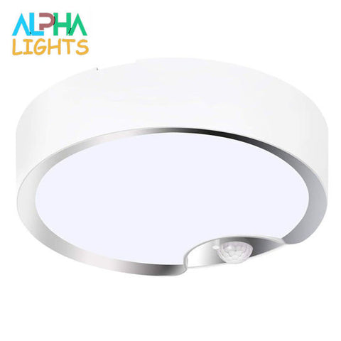 80 LED Motion Sensor Ceiling Light mounted in a hallway – UK

