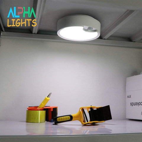 Easy-install ceiling light with motion detection feature

