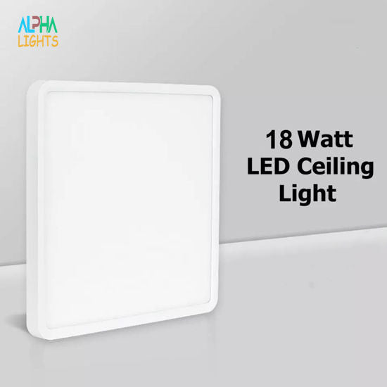 LED Flush Mount Ceiling Light Fixture, 6500K White, 12inch 36W, 3240lm, Slim Flat Panel Lighting Fixture, Square Modern Ceiling Lamp for Bedroom, Kitchen, Living Room, Closet, Stairwell