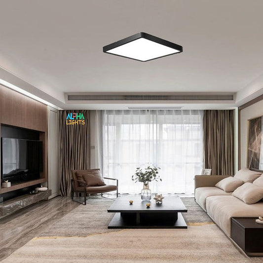 LED Square Ceiling Light, 36W Flat Ceiling Lights, Modern Flush Ceiling Lamp for Hallway and More