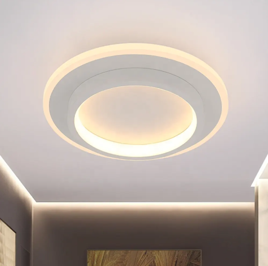 Buy Modern Round Flush Mounted Ceiling Light in UK - Shop Now!