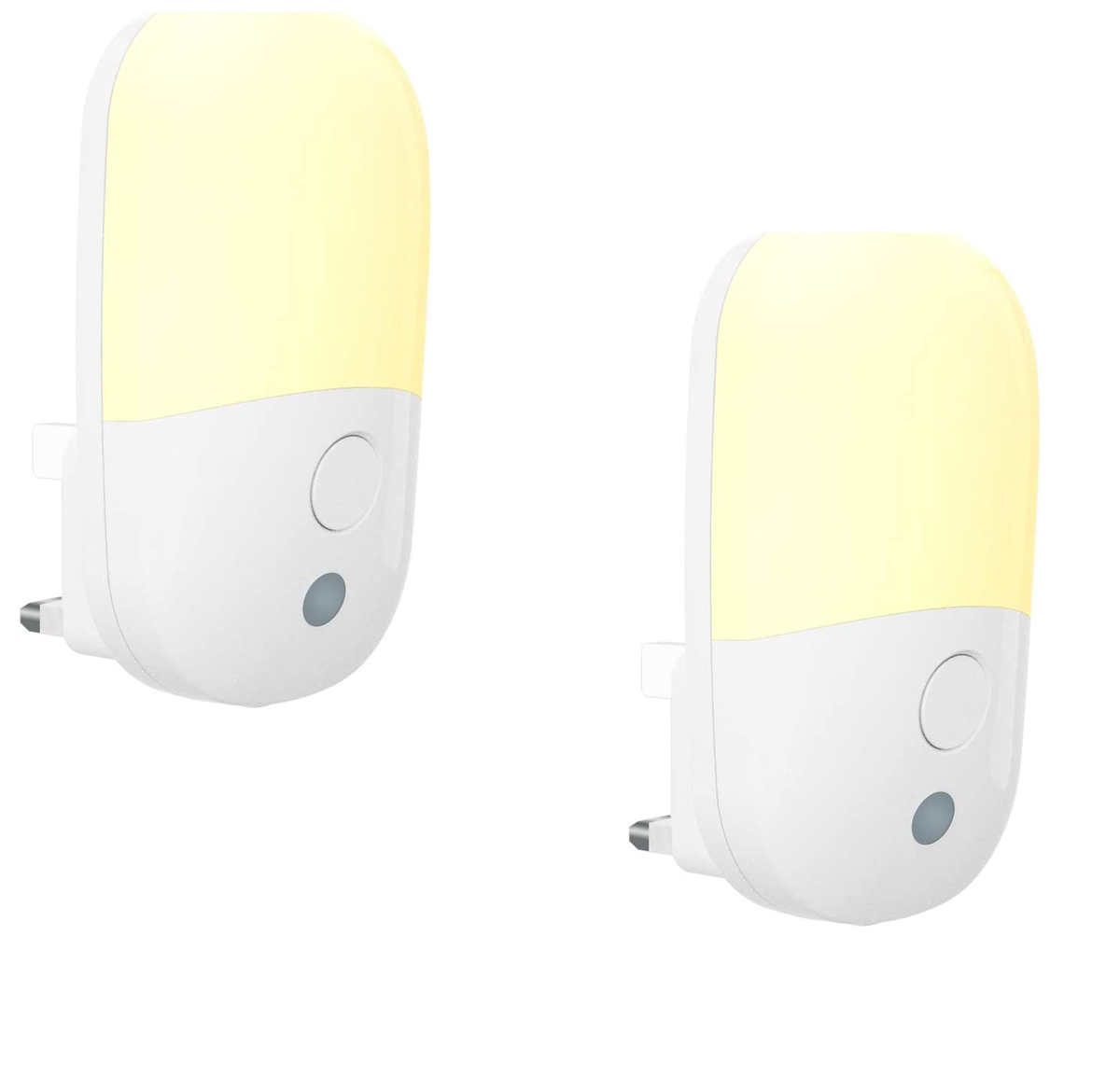 LED Night Light Plug in Walls with Dusk to Dawn Photocell Sensor - Pack Of 2