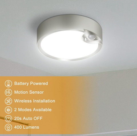 Buy Modern LED PIR Motion Sensor Ceiling Light in UK - Shop Now!