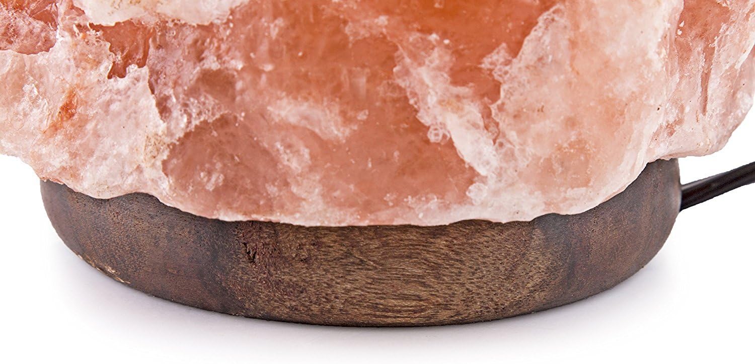 Premium 2-3 KG Himalayan Crystal Rock Salt Lamp Handcrafted 100% Original Foothills of the Himalayas Complete Electric Fitting Included - thelights4u.com