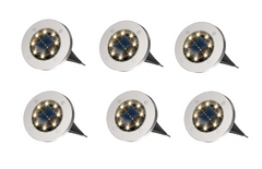 Frosted lens detail of solar LED


