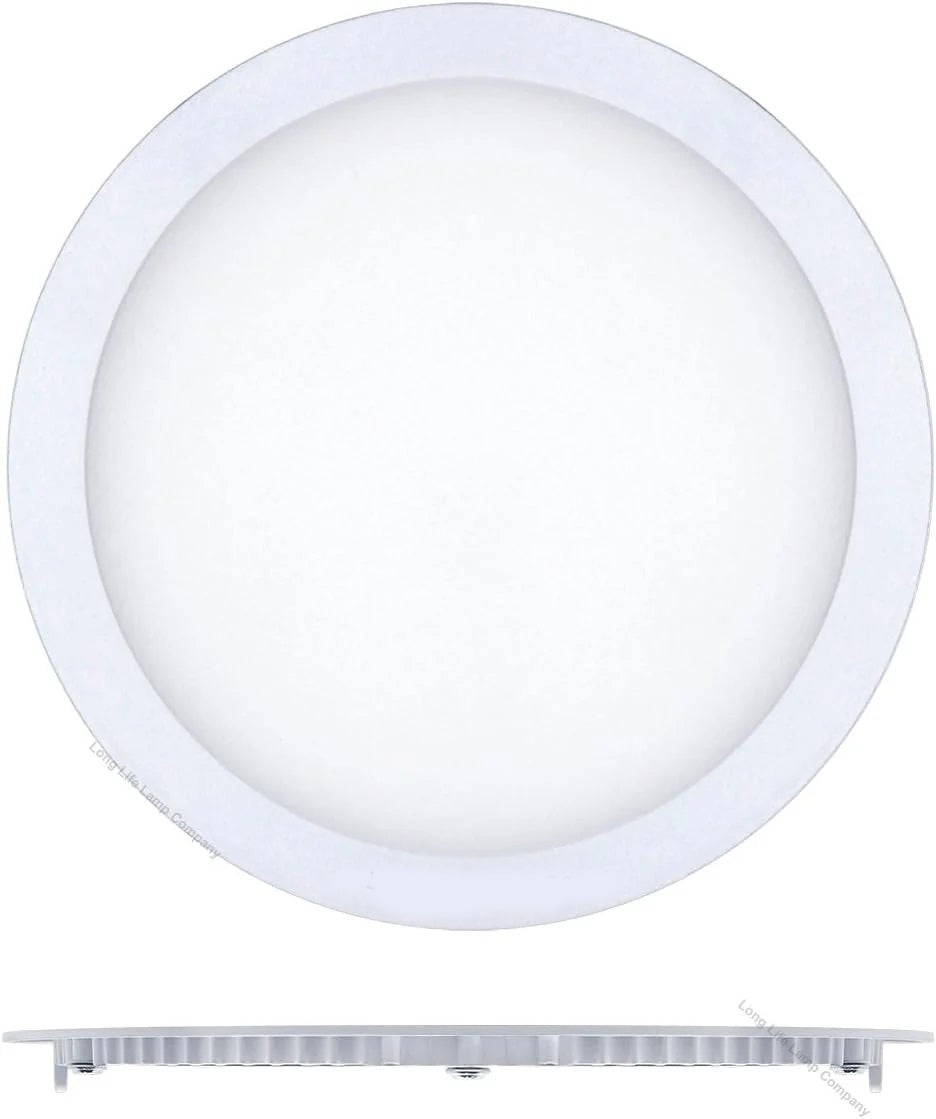 24w LED Round Recessed Ceiling Panel Down Light Flat Ultra Slim Lamp Cool White 7000K Super Bright 300mm x 300mm
