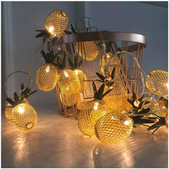 3M length fairy lights lighting a desk workspace


