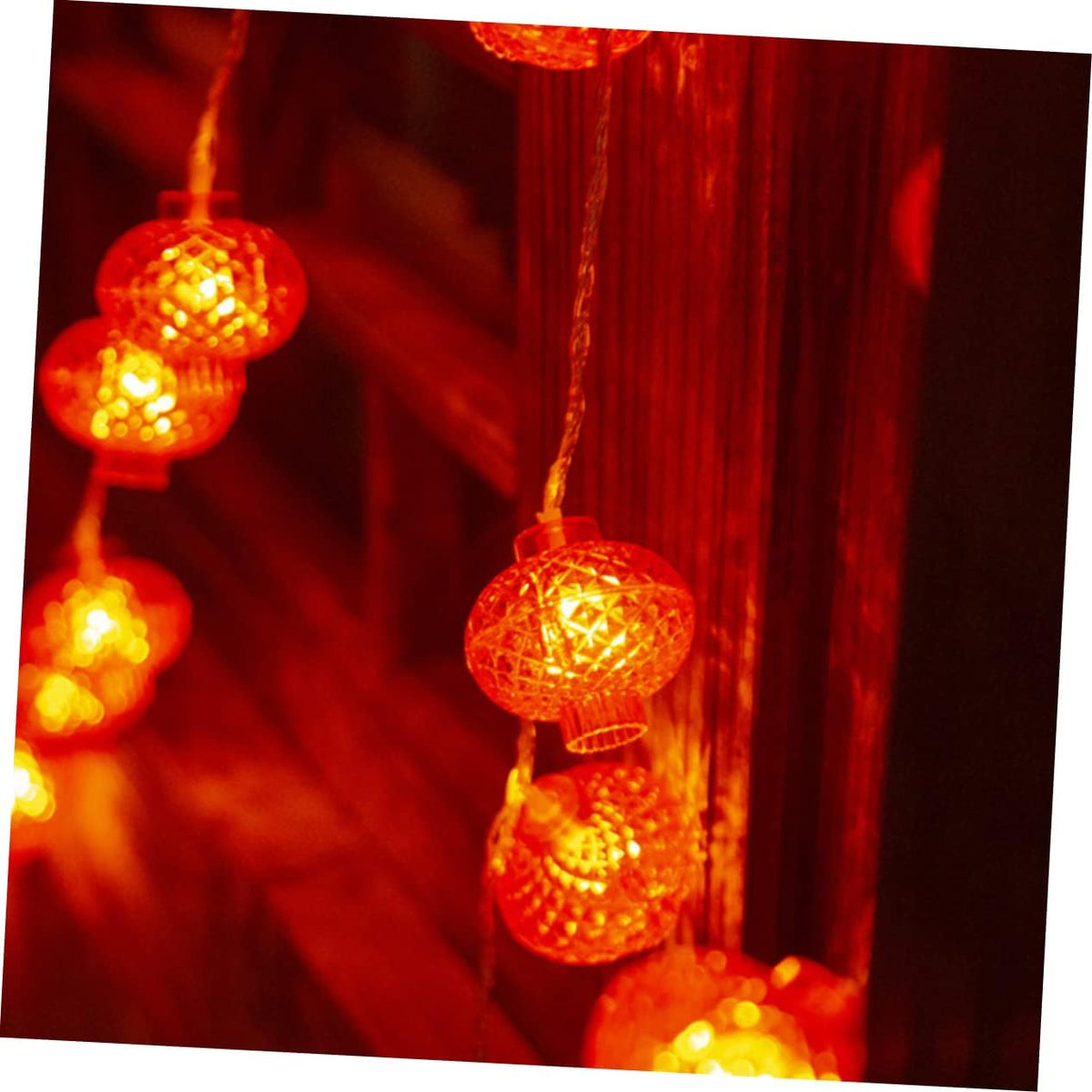 String Light Post Xmas Fairy Light Chinese Spring Festival Supplies Hanging Lantern Lights