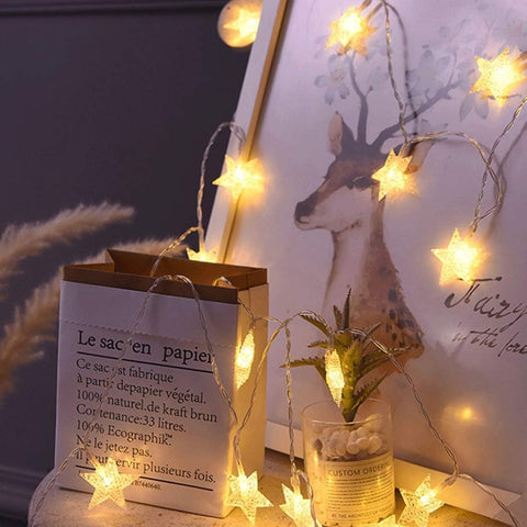 LED String Lights, 100 LED Star Fairy Lights 33 feet 8 Modes Wire Lights - thelights4u.com