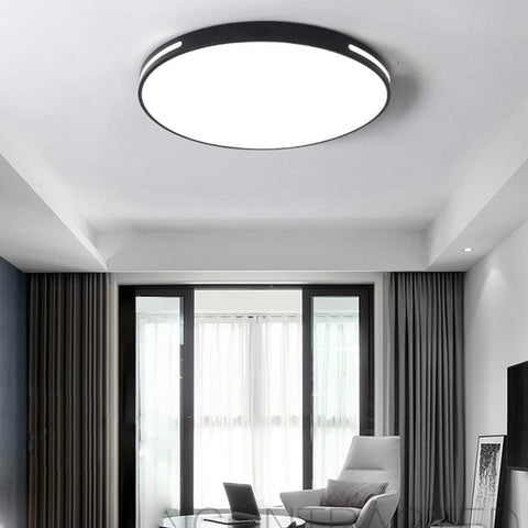 Clearance Sale - 36W Modern Bathroom Ceiling Light, 50cm Ultra-Bright Flush Light with 3 Color Temperatures (3000K/4500K/6000K)