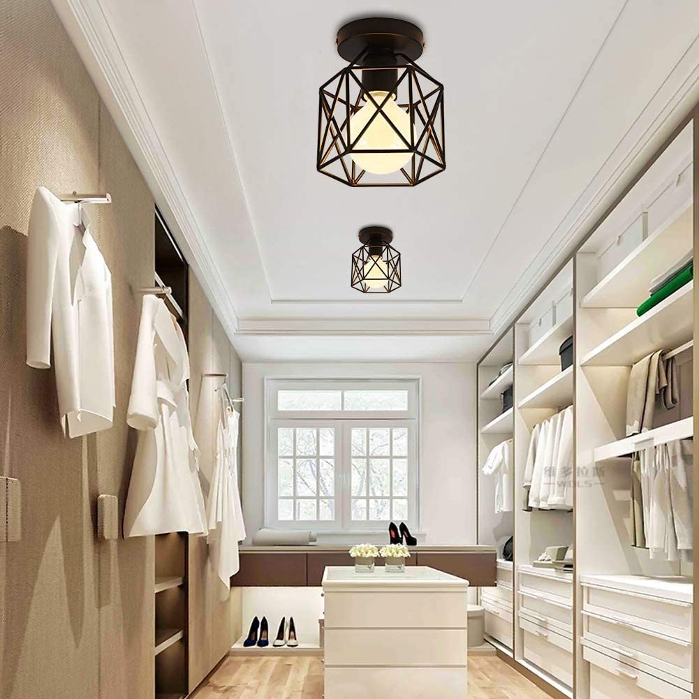 Elegant Vintage Ceiling Light for Small Spaces

