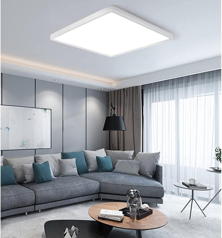 28W Black LED Ceiling Light – 3 Colour CCT (3000K/4500K/6000K) Ultra Slim Flush Mount Panel Light