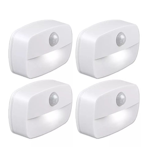 LED PIR Motion Sensor Wall Night Light – Waterproof & Battery Operated