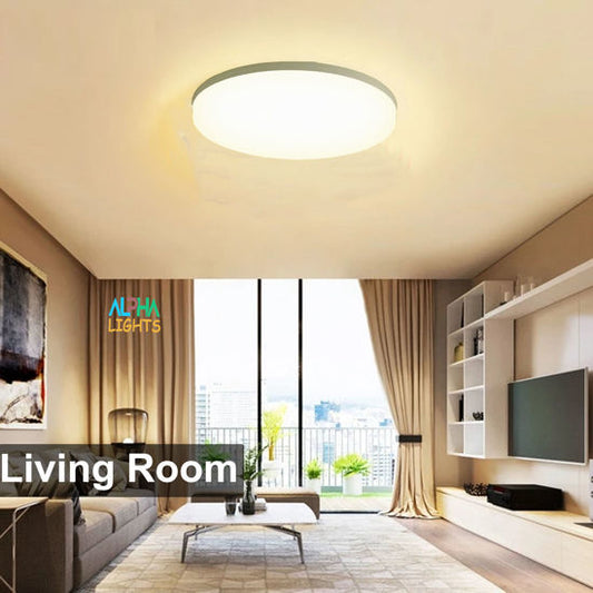 Buy 18W LED Round Flush Mount Ceiling Light in UK - Shop Now