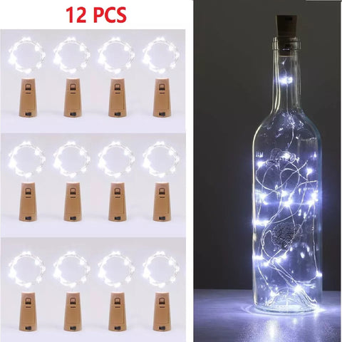 Wine Bottle Cork Fairy String Lights – 20 LEDs – UK