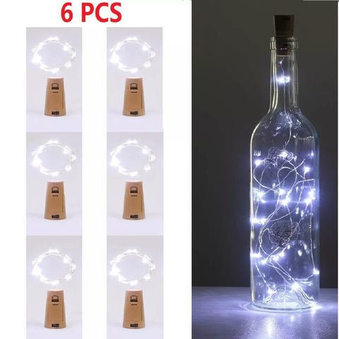 Wine Bottle Cork Fairy String Lights – 20 LEDs – UK