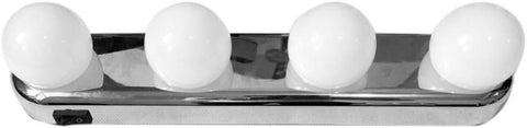 Portable Battery Powered LED Vanity Mirror Lights Super Bright 4-LED Bulb Cosmetic Light Kit for Makeup Shooting