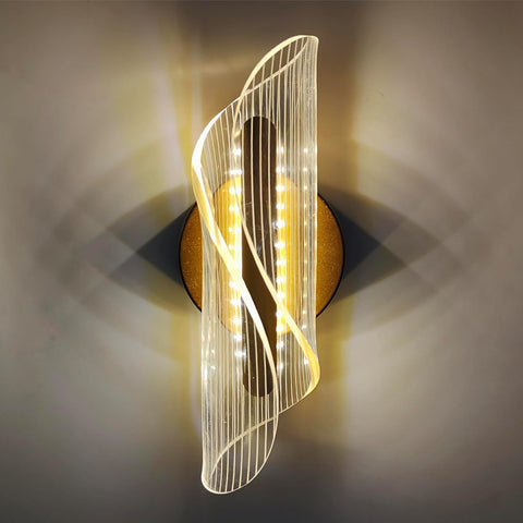 Energy-efficient LED wall lamp reducing power consumption while providing bright lighting