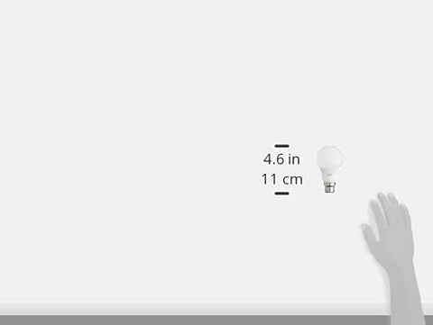 B22 LED Bulbs 8.5W Warm White 2700K Frosted 3 Pack