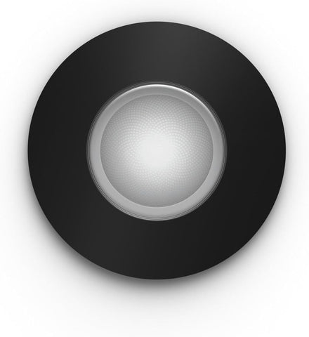Philips Hue Xamento Recessed Spotlights, 1 Pack, Black | White and Colour Ambiance Light, Smart LED, 4.2W, 16 Million Colours, Dimmable, Bluetooth App Control, Smart Home