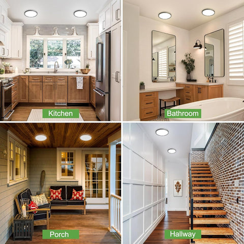 Sleek LED Ceiling Light for Compact and Contemporary Rooms


