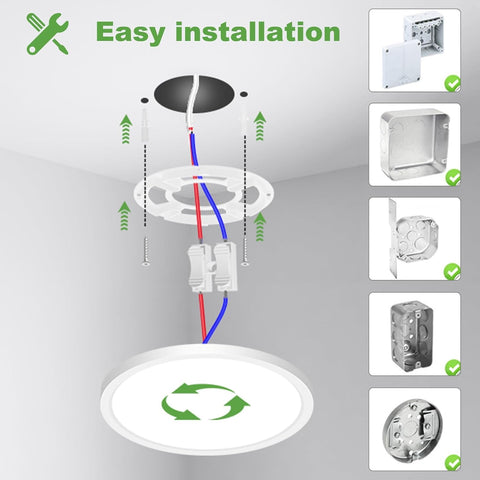 Energy-Efficient 15W LED Ceiling Light with IP44 Protection


