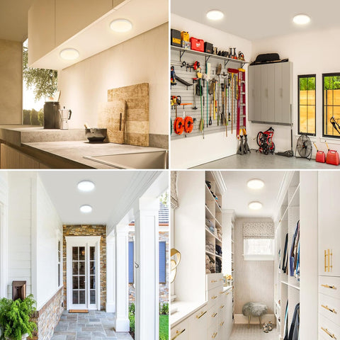 Stylish LED Ceiling Light for Bathroom and Kitchen Use


