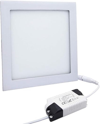 18W LED Square Recessed Ceiling Panel Down Light Ultra Slim Cool White Day Light
