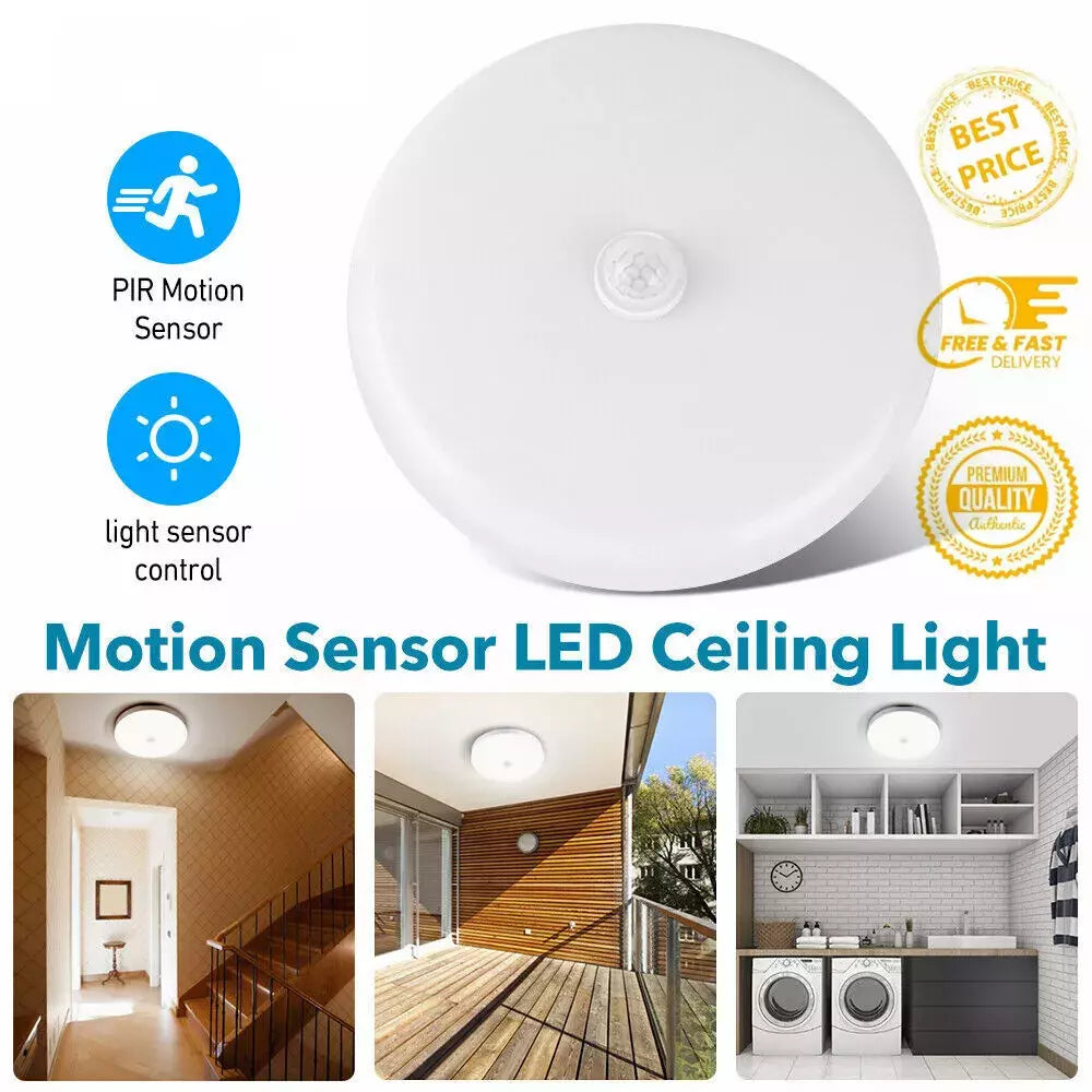 Flush mount motion sensor ceiling light

